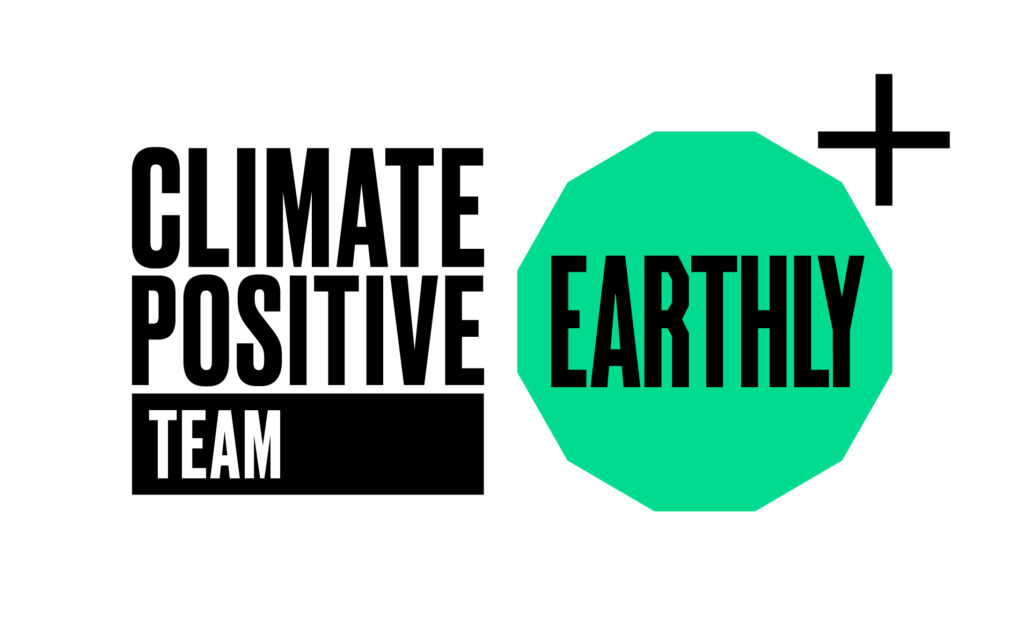 Climate Positive Team with Earthly logo