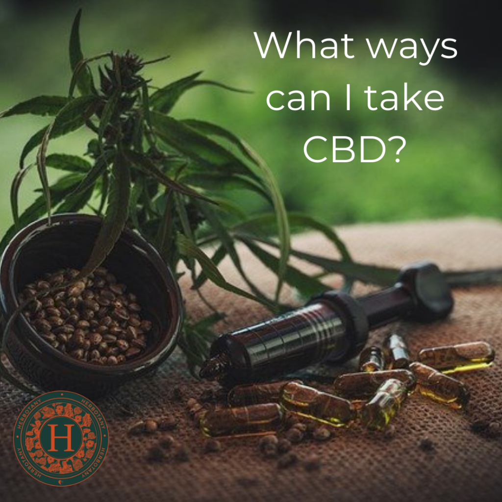 What ways can I take CBD blog post